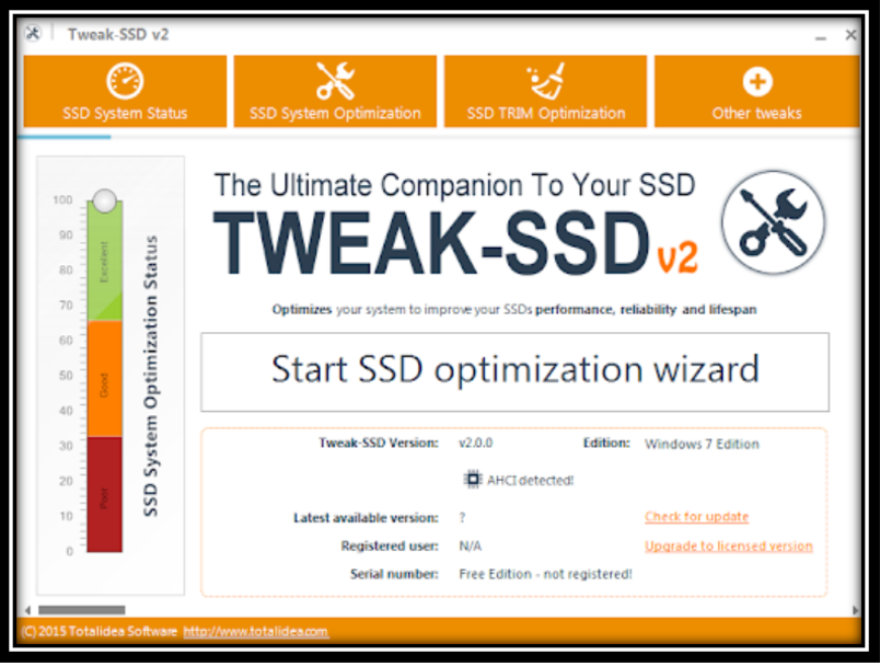 Tweak SSD Image